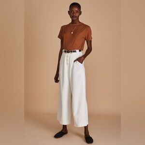 SANCIA Isabel pants in antique white Wide-Leg Small‎